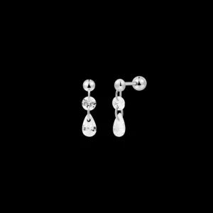 XENOX Piercings^GLANCE Piercing 925/- Sterlingsilber, rhodiniert