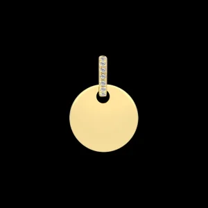 XENOX Charms^GRAVUR Charm 925/- Sterlingsilber, rhodiniert