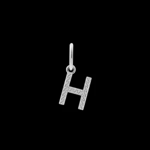 XENOX Charms^H LETTER Charm 925/- Sterlingsilber, 18k Vergoldung