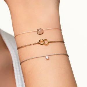 XENOX Armbänder^HAPPY Armband 925/- Sterlingsilber, rhodiniert silberfarben