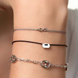 XENOX Armbänder^HAPPY Armband 925/- Sterlingsilber, rhodiniert