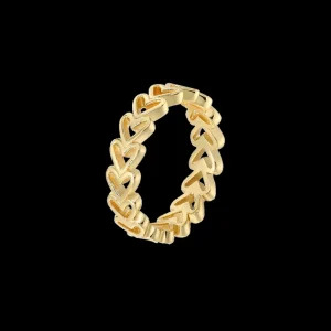 XENOX Ringe^HEART Ring 925/- Sterlingsilber, rhodiniert