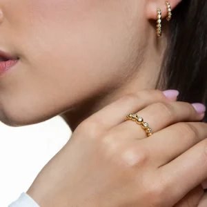 XENOX Ringe^ICY BUBBLE Ring 925/- Sterlingsilber, rhodiniert