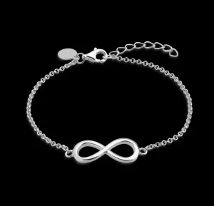 XENOX Armbänder^INFINITY Armband 925/- Sterlingsilber, rhodiniert