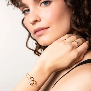 XENOX Armbänder^INFINITY Armband 925/- Sterlingsilber, rhodiniert