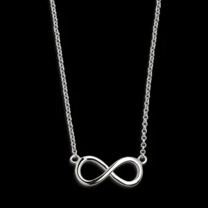 XENOX Halsketten^INFINITY Halskette 925/- Sterlingsilber, rhodiniert
