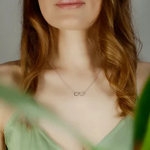 XENOX Halsketten^INFINITY Halskette 925/- Sterlingsilber, rhodiniert