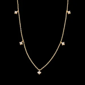 XENOX Halsketten^KRAPPE Halskette 925/- Sterlingsilber, rhodiniert