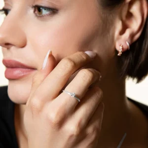 XENOX Ringe^KRAPPE Ring 925/- Sterlingsilber, rhodiniert