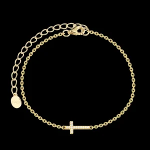 XENOX Armbänder^KREUZ Armband aus 925/- Sterlingsilber, rhodiniert