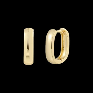 XENOX Ohrringe^LINK MINI Creolen 925/- Sterlingsilber, rhodiniert