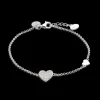 XENOX Armbänder^LOVE STORY Armband 925/- Sterlingsilber, rhodiniert silberfarben