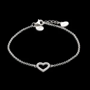 XENOX Armbänder^LOVE STORY Armband 925/- Sterlingsilber, rhodiniert silberfarben
