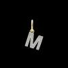XENOX Charms^M LETTER Charm 925/- Sterlingsilber, 18k Vergoldung
