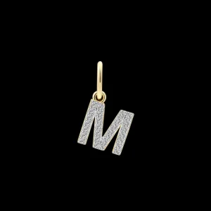 XENOX Charms^M LETTER Charm 925/- Sterlingsilber, 18k Vergoldung