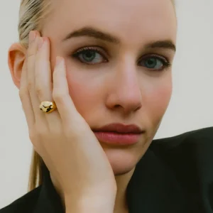 XENOX Ringe^MELT Ring 925/- Sterlingsilber, rhodiniert