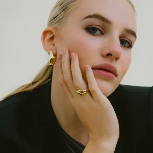 XENOX Ringe^MELT Ring 925/- Sterlingsilber, rhodiniert