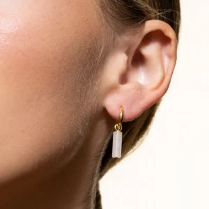 XENOX Ohrringe^OCEAN Creolen 925/- Sterlingsilber, 18k Vergoldung goldfarben