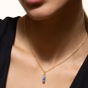 XENOX Halsketten^OCEAN Halskette 925/- Sterlingsilber, 18k Vergoldung goldfarben