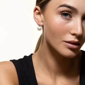 XENOX Ohrringe^PACIFIC TREASURES Ohrringe 925/- Sterlingsilber, rhodiniert