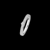 XENOX Partnerringe | Ringe^Partnerring aus 925/- Sterlingsilber mit Zirkonia-Steinen, rhodiniert silberfarben