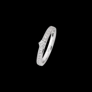 XENOX Partnerringe | Ringe^Partnerring aus 925/- Sterlingsilber mit Zirkonia-Steinen, rhodiniert silberfarben