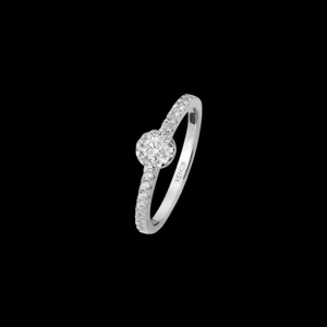 XENOX Partnerringe | Ringe^Partnerring aus 925/- Sterlingsilber mit Zirkonia-Steinen, rhodiniert silberfarben