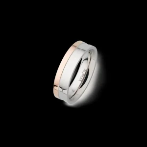 XENOX Partnerringe | Ringe^Partnerring aus Edelstahl roséfarben
