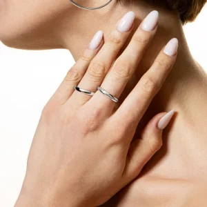 XENOX Ringe | Partnerringe^Partnerring aus Edelstahl silberfarben