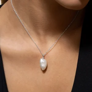 XENOX Charms^PERLE Charm 925/- Sterlingsilber, rhodiniert