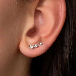 XENOX Piercings^PIERCING 925/- Sterlingsilber, rhodiniert