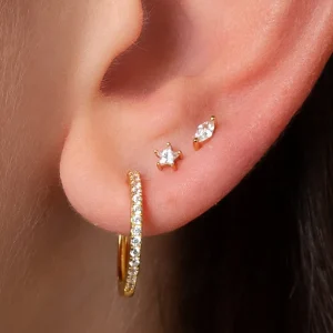 XENOX Piercings^PIERCING 925/- Sterlingsilber, rhodiniert