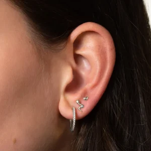 XENOX Piercings^PIERCING Herz 925/- Sterlingsilber, rhodiniert