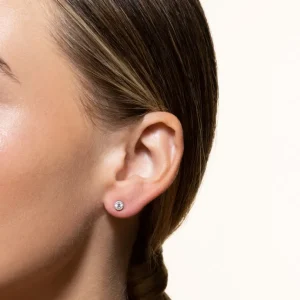 XENOX Ohrringe^PURE ESSENTIALS Ohrringe 925/- Sterlingsilber, rhodiniert