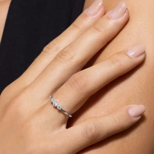 XENOX Ringe^PURE ESSENTIALS Ring 925/- Sterlingsilber, rhodiniert