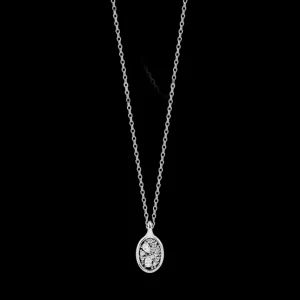 XENOX Halsketten^RADIANT Halskette 925/- Sterlingsilber, rhodiniert silberfarben