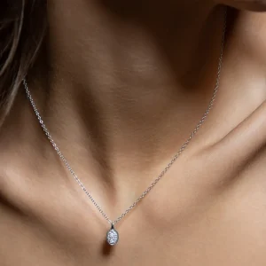 XENOX Halsketten^RADIANT Halskette 925/- Sterlingsilber, rhodiniert silberfarben