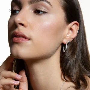 XENOX Ohrringe^RAIN Ohrringe 925/- Sterlingsilber, rhodiniert