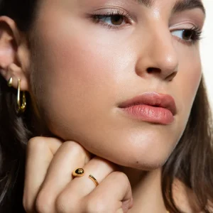 XENOX Ringe^RAIN Ring 925/- Sterlingsilber, rhodiniert