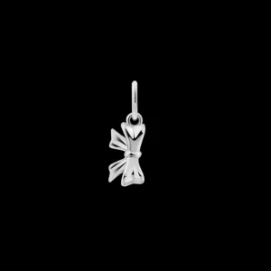 XENOX Charms^SCHLEIFE Charm 925/- Sterlingsilber, rhodiniert