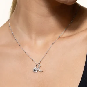 XENOX Charms^SONNE Charm 925/- Sterlingsilber, rhodiniert
