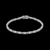 XENOX Armbänder^TENNISARMBAND 925/- Sterlingsilber mit Zirkonia-Steinen, rhodiniert silberfarben