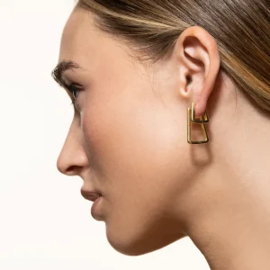 XENOX Ohrringe^TRILOGY MINI Creolen 925/- Sterlingsilber, rhodiniert