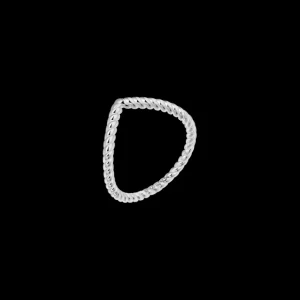 XENOX Ringe^TRILOGY Ring 925/- Sterlingsilber, rhodiniert