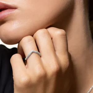 XENOX Ringe^TRILOGY Ring 925/- Sterlingsilber, rhodiniert