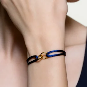 XENOX Armbänder^TWIN TIES Armband 925/- Sterlingsilber, rhodiniert