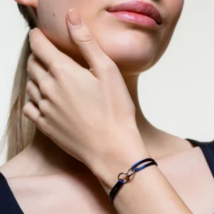 XENOX Armbänder^TWIN TIES Armband 925/- Sterlingsilber, rhodiniert