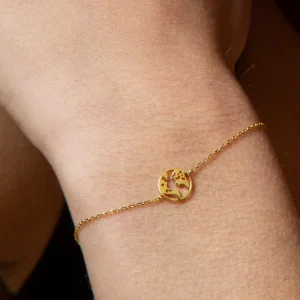 XENOX Armbänder^WELTKUGEL Armband 925/- Sterlingsilber, rhodiniert