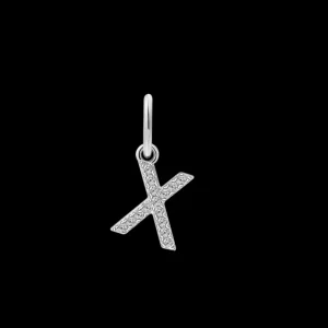 XENOX Charms^X LETTER Charm 925/- Sterlingsilber, 18k Vergoldung