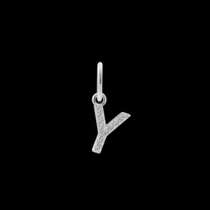 XENOX Charms^Y LETTER Charm 925/- Sterlingsilber, 18k Vergoldung